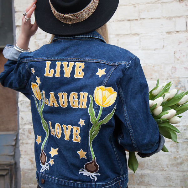Discover Our Range Of Embroidered Denim Jackets And Embroidered Wall Art EXCLUSIVE TO NOT ON THE HIGHSTREET