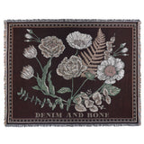 Scandi Bouquet Woven Cotton Throw