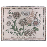 Scandi Bouquet Woven Cotton Throw