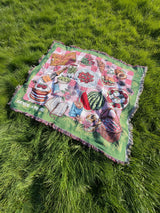 The Picnic Woven Cotton Throw