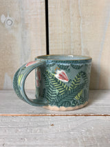 'Love Is All You Need' Botanical Ceramic Mug