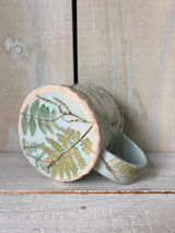 'Beautiful You' Pressed Floral Ceramic Mug