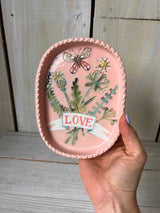 'Love' Bouquet Trinket Dish