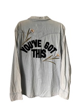 ‘You've Got This’ White Poppy Shirt M