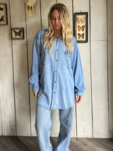 ‘Good Vibes’ Purple Lupin Shirt XL