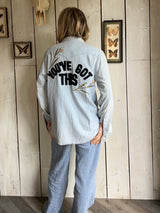 ‘You've Got This’ White Poppy Shirt M