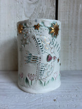 'Shine' Botanical Bird Candle - 3 wick