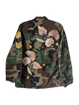 Pink Boho Embroidered Camo Jacket S/M