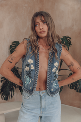 Boho Braided Vest - Pre order