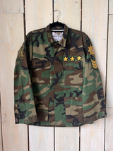 Pink Boho Embroidered Camo Jacket S/M