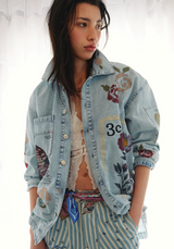Denim Stamp Button Down