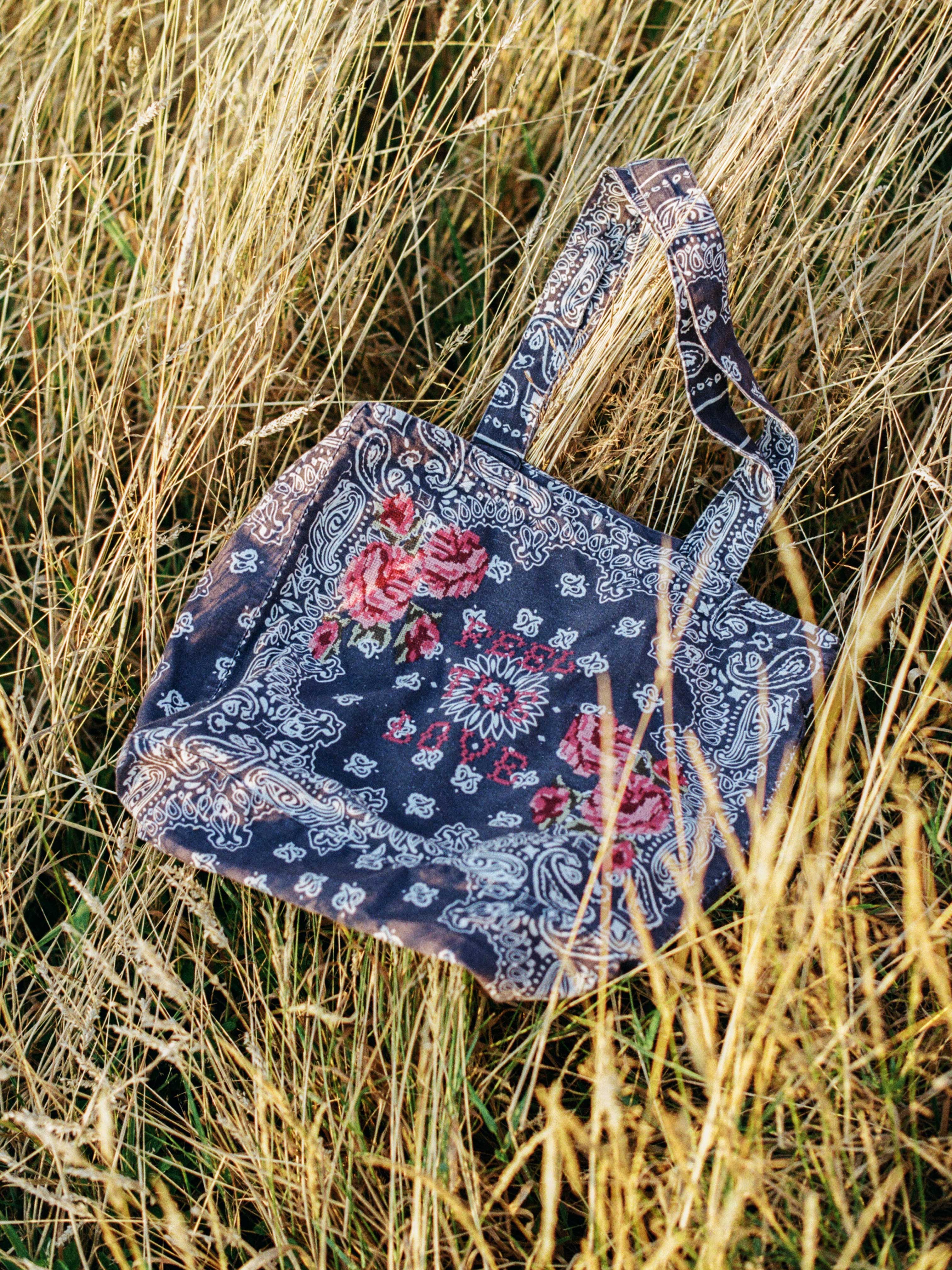 'Feel The Love' Bandana Tote Bag
