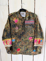 Crimson Bloom Camo Jacket - Medium/Large