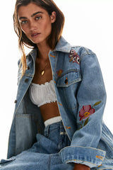 Heart and Eye Denim Jacket