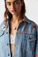 Heart and Eye Denim Jacket