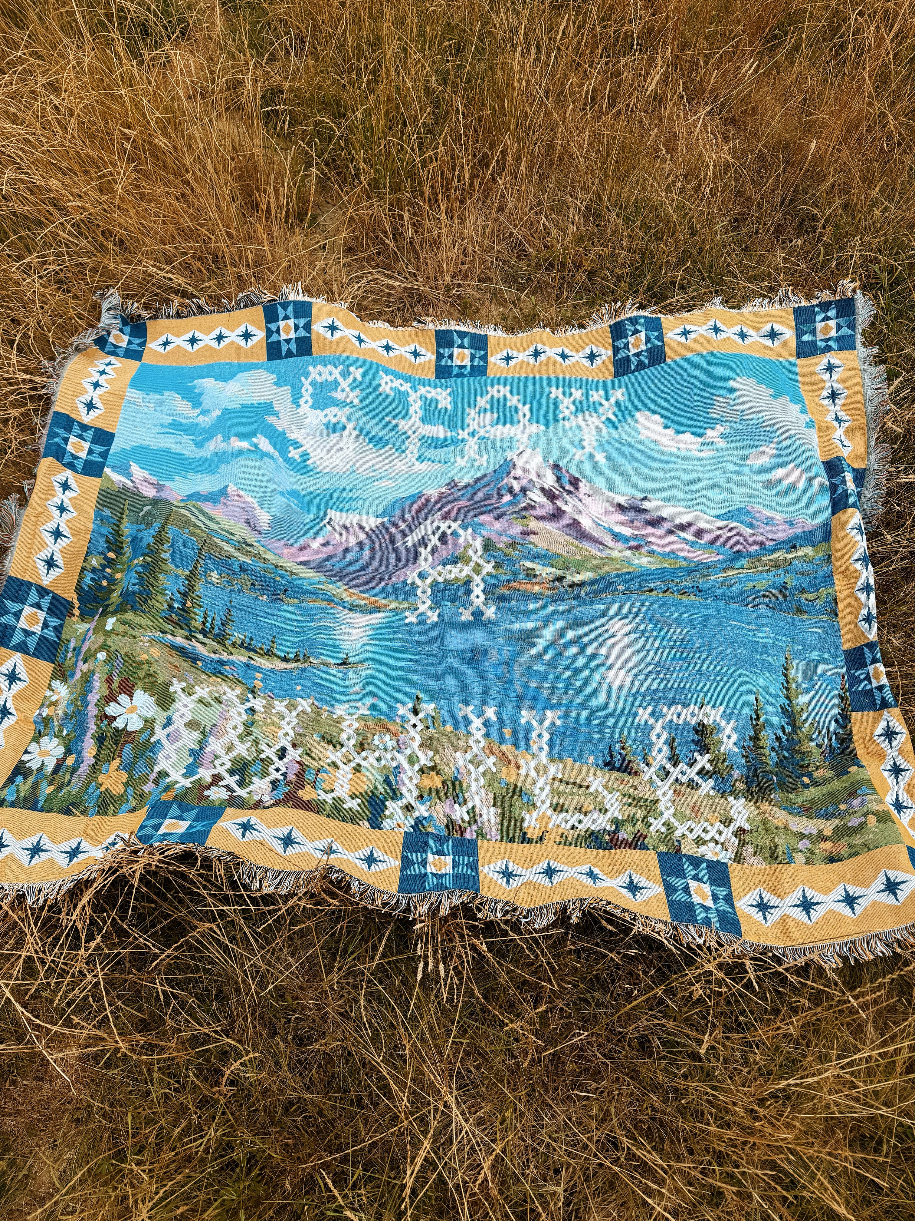 Alpine Dreamer Cotton Throw