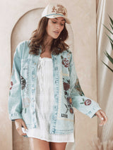 Denim Stamp Button Down