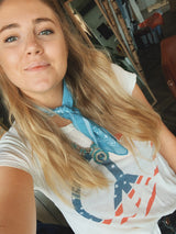 Blue Cotton Bandana