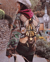 'Love Wins' Camouflage Jacket