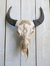 'Love' Buffalo Skull