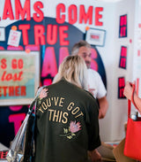 'You've Got This' Embroidered Khaki Jacket
