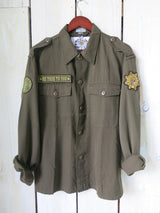 'Be True To You' Embroidered Khaki Jacket
