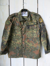 'Be Kind' Embroidered Camo Jacket