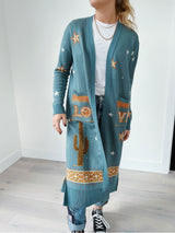 Desert Dweller Jacquard Knit Cardigan