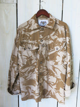 'Why The Hell Not' Embroidered Sand Camo Jacket