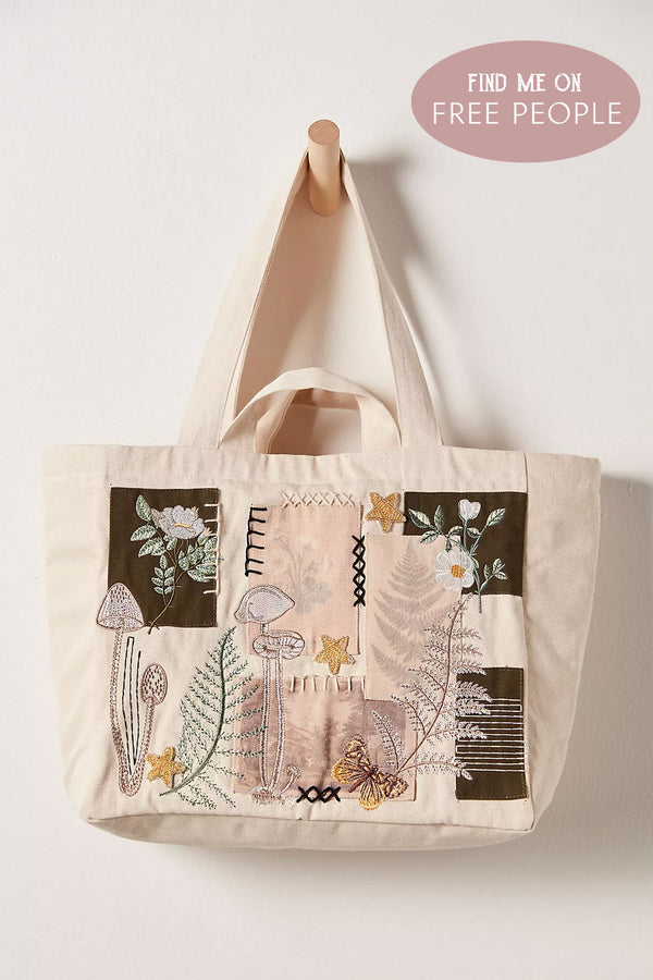 Patchwork Canvas Tote