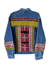Harvest Moon Embellished Denim Jacket - Large