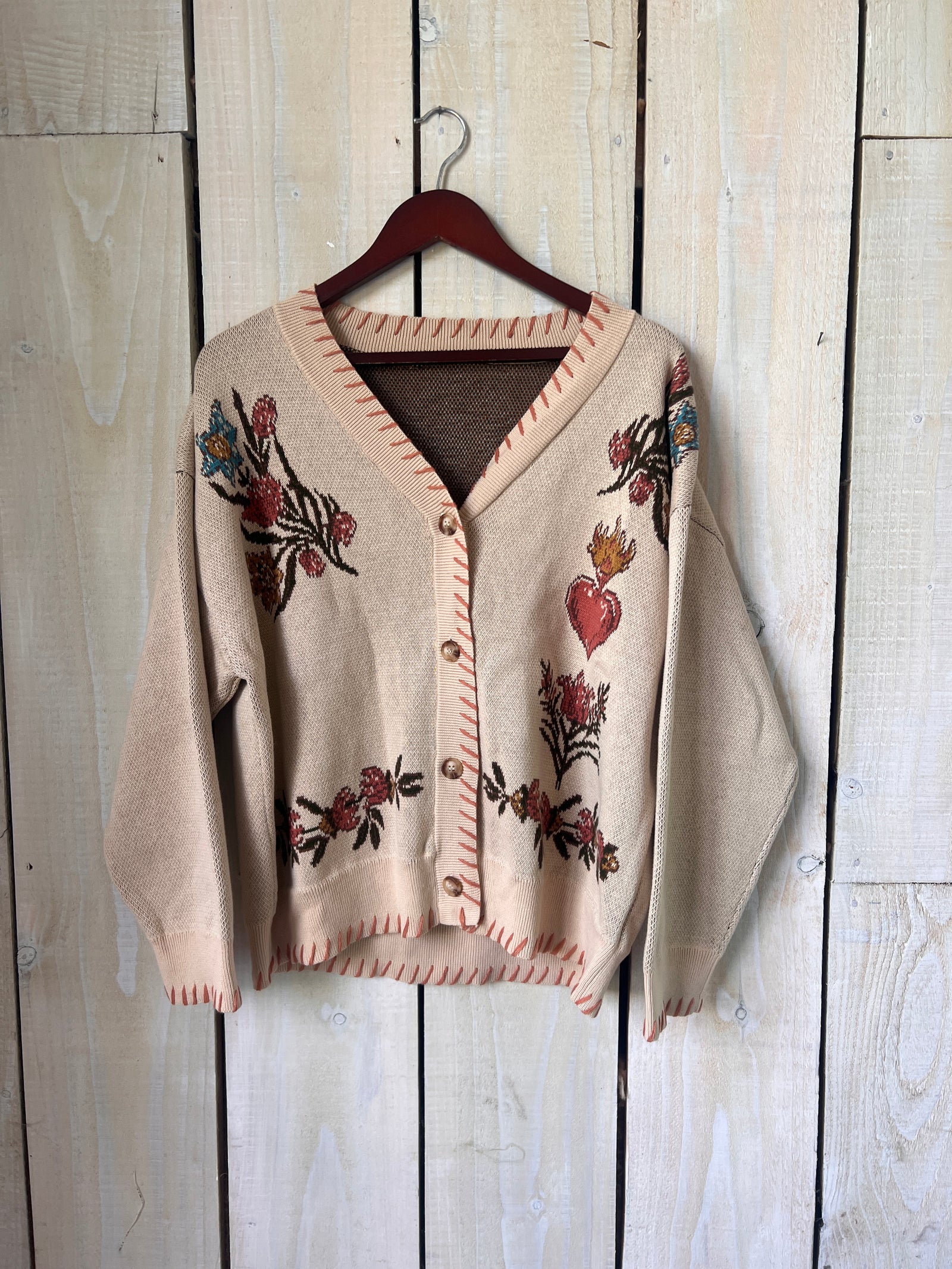 トップス Embroidered Design Summer Knit Cardigan Midsummer Cardigan – Denim And Bone