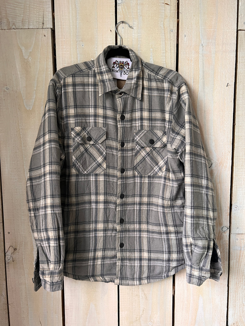 ‘Wild and Free’ Flannel Shirt M