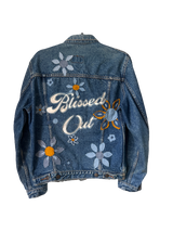 'Blissed Out' Patchwork Denim Jacket - M