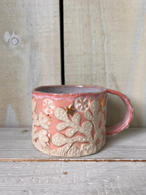 Pink Cacti Ceramic Mug