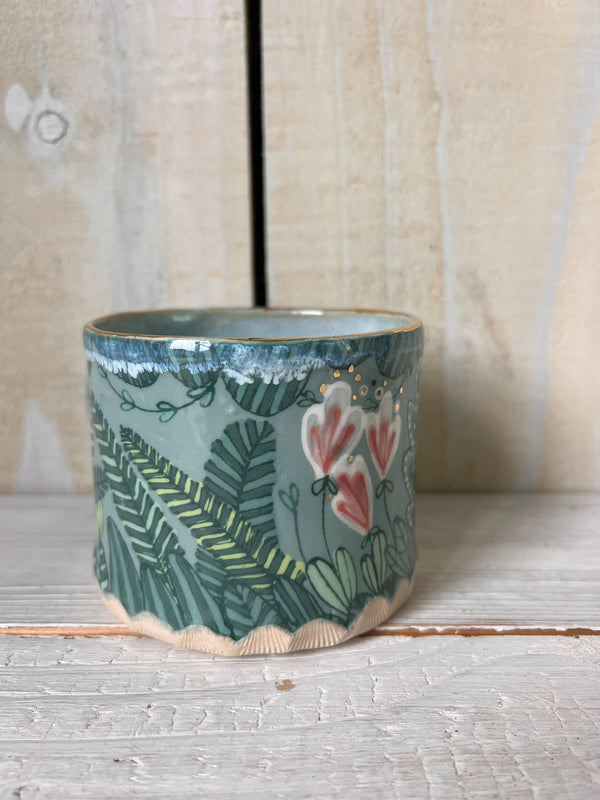 'Love Is All You Need' Botanical Ceramic Mug