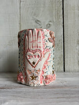Love In My Hand Prayer Style Candle