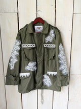 Pearl Garden Khaki Jacket - Medium/Large