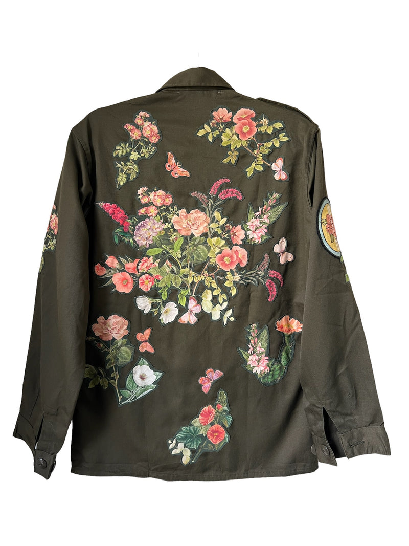 Bouquet Patchwork Embroidered Jacket S/M