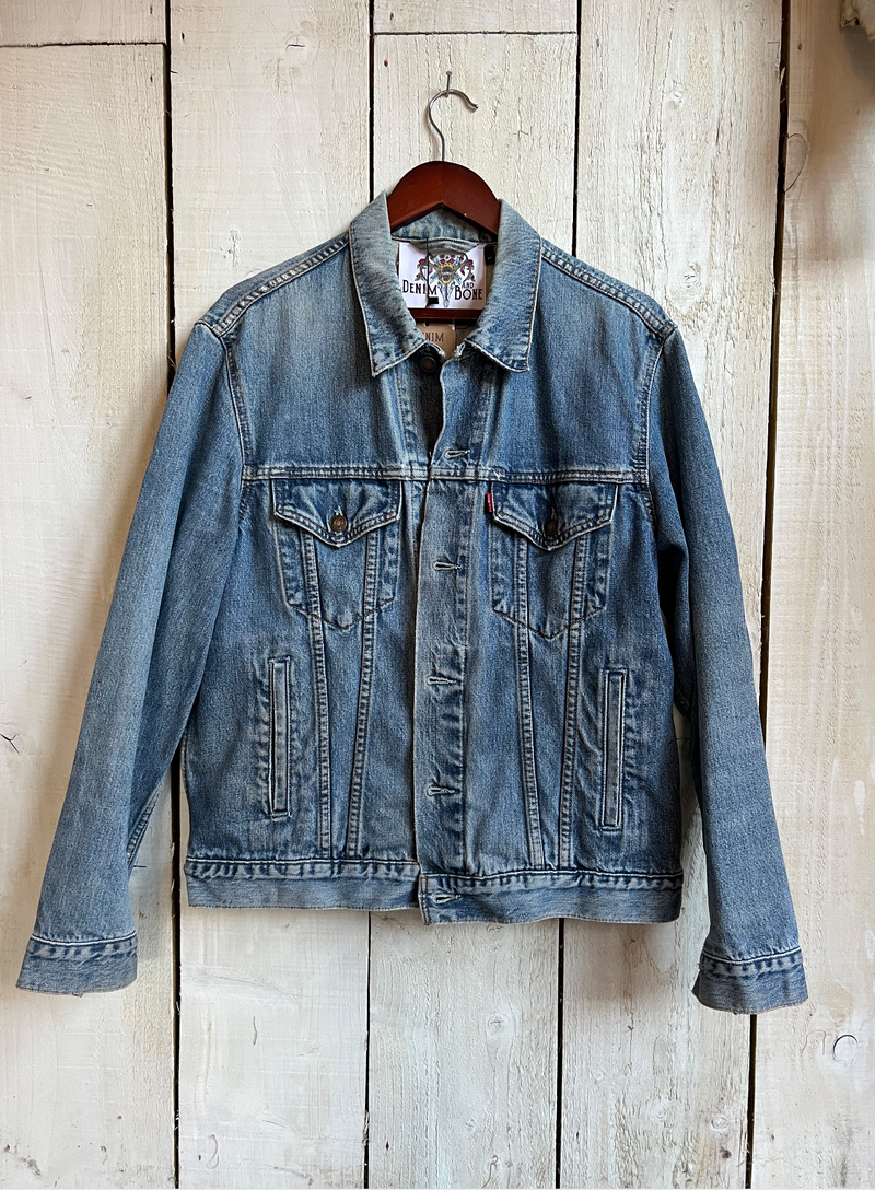 Mexican Inspired Embroidered Denim Jacket Large – Denim And Bone