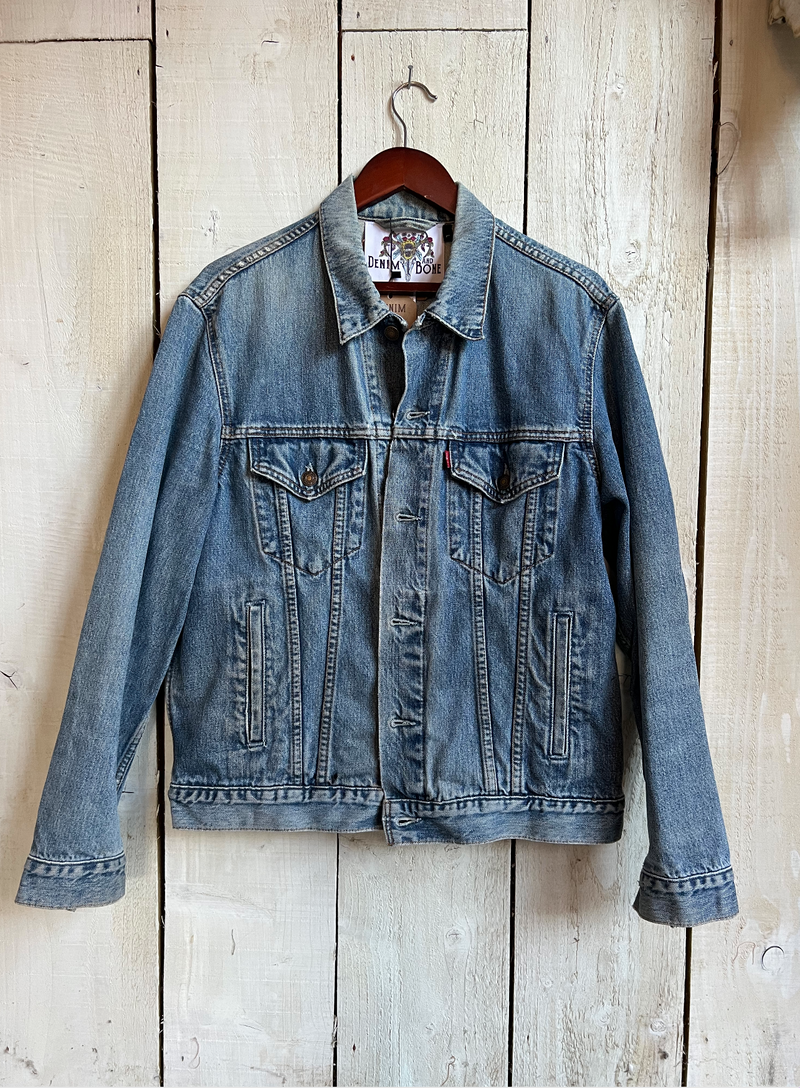Levi's embroidered top denim jacket