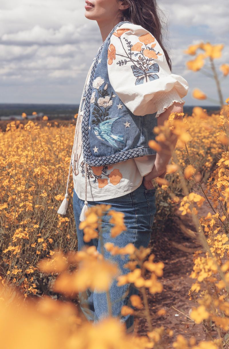 Boho Braided Vest