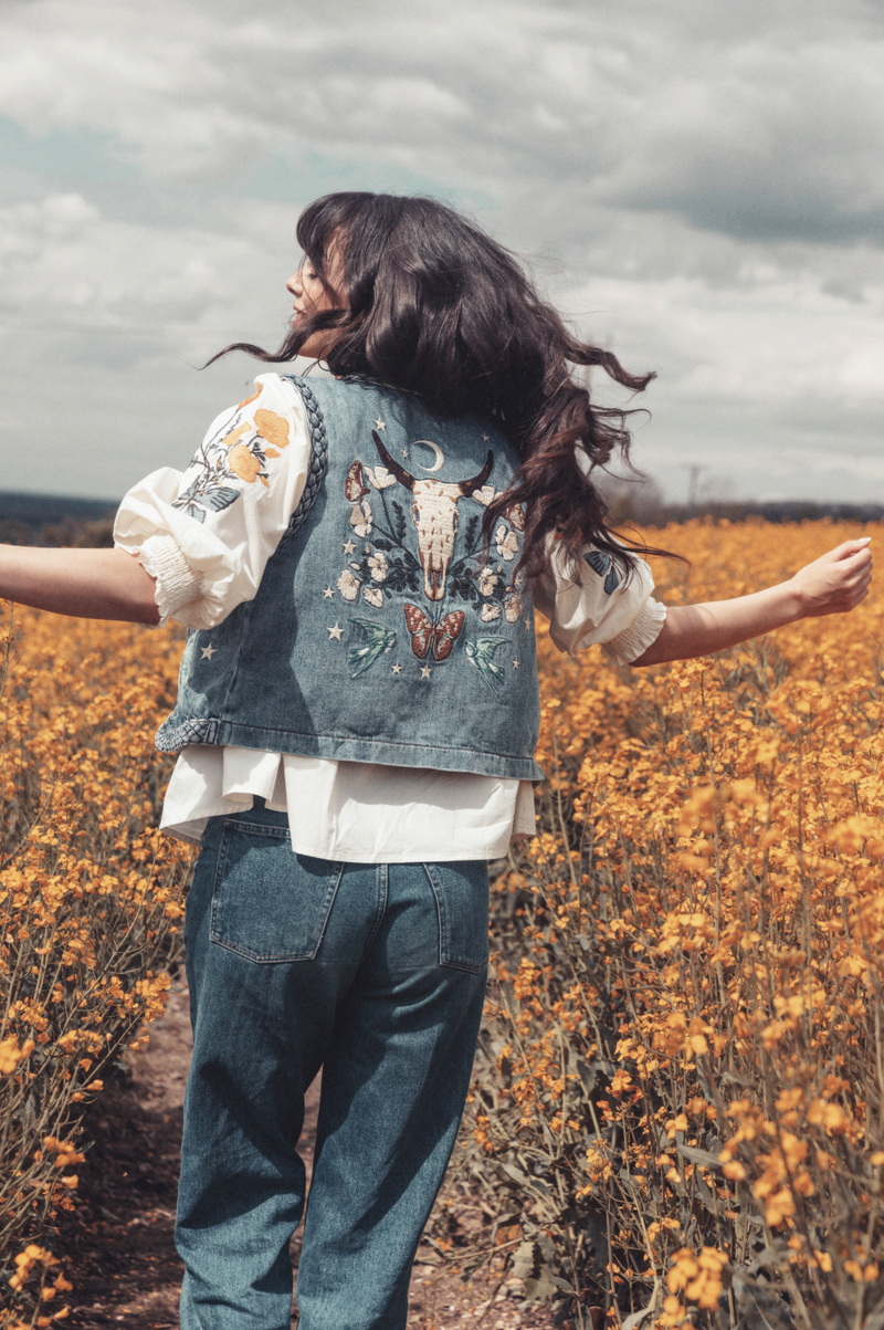 Boho Braided Vest