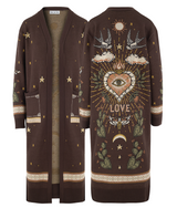 Heart and Soul Jacquard Knit Cardigan