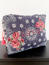'Love' Bandana Cosmetic Bag