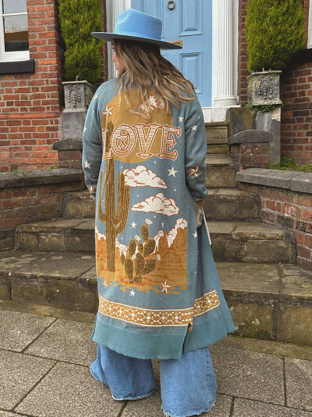 Desert Dweller Jacquard Knit Cardigan
