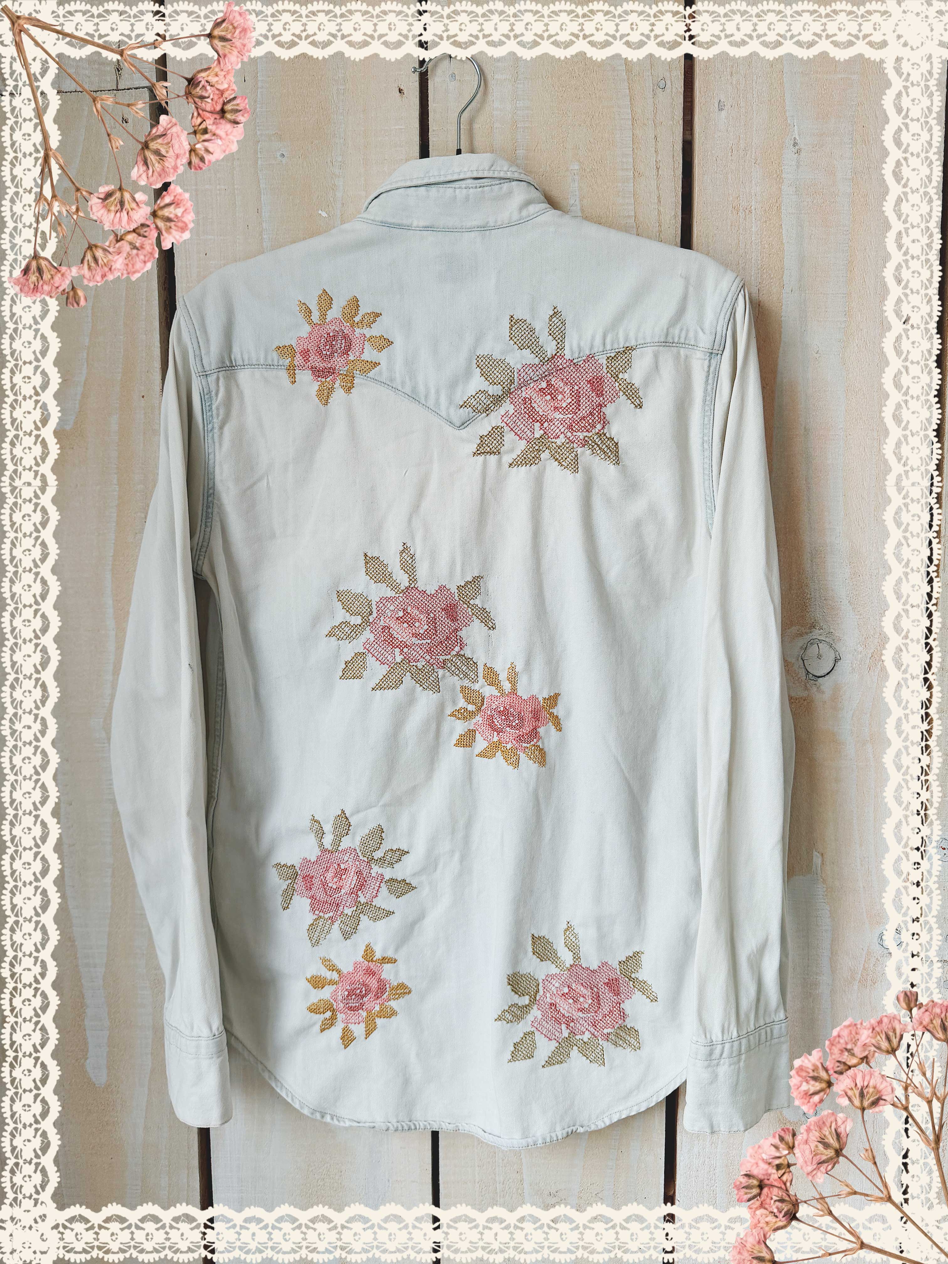 The Tennessee Rose Embroidered Shirt
