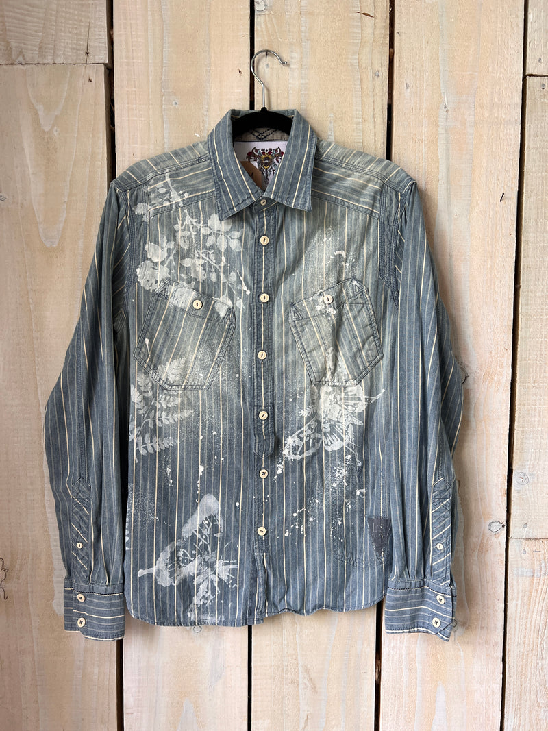 Stencil, Railroad Denim Shirt M