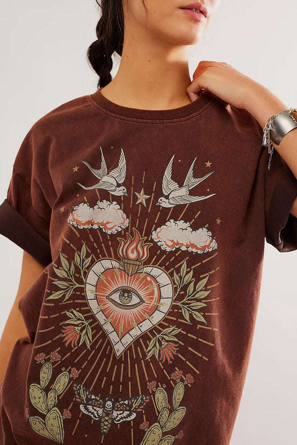 Heart and Soul Printed Tee