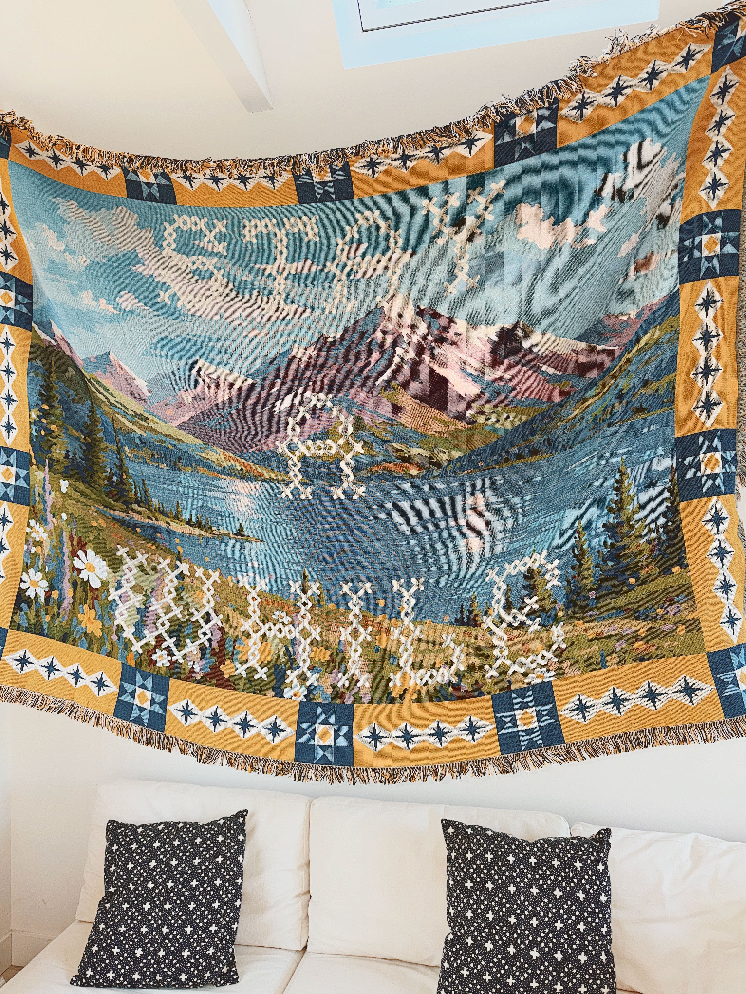 Alpine Dreamer Cotton Throw